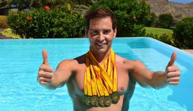 David Meca, world swimming champion and díde ambassador